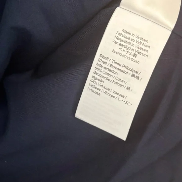 J. Crew Blue Floral Quilted Jacket Women’s Size 00 Cottagecore Button Front - Picture 8 of 8